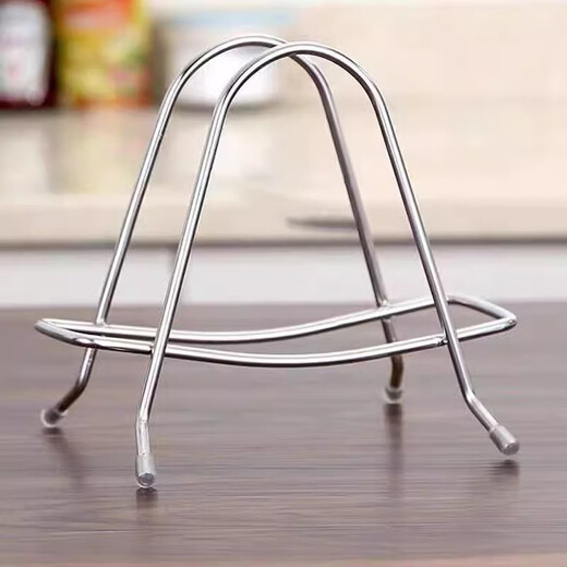 
Pangdonglai quality stainless steel storage rack household pot lid rack cutting board rack seat 1-pack [stainless steel cutting board rack]