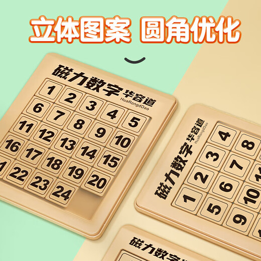 Haofanjie Digital Huarong Road Sliding Puzzle Versión magnética Tres Reinos Matemáticas Matemáticas Bloqueos Juguetes educativos para niños Luban Lock Digital Huarong Road [Tercer nivel + cuarto nivel + quinto nivel]