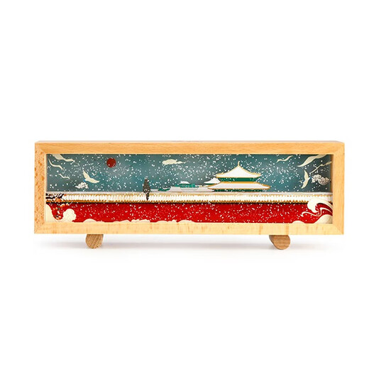 New cultural and creative birthday gifts Forbidden City wooden atmosphere night light home office decoration ornaments bedside lamp for girlfriend