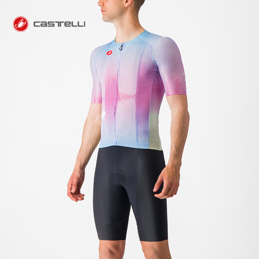 castelli scorpion castelli 24 new men's spring and summer cycling jersey moisture-wicking cycling jersey 4524017987 blue purple XL