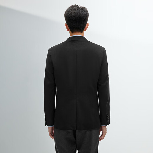
HLA Hailan Home Suit Men's Spring and Autumn Style Comfortable Suit Jacket Men Black 09 175/96B 48B Recommended 137~148Jin [Jin equals 0.5 kg]