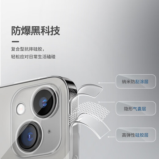 Amumu [direkt betriebener authentisch] geeignet für Oppo Mobiltelefon Fall Ultra-dünn Anti-Fall-Schutzhülle Oppo transparentes Objektiv Neues Internet-Promi Soft Shell Soft Glue High-End Oppo Real Me GT5 Pro Transparent Shell RMX3888