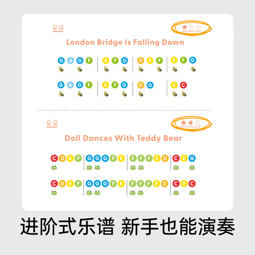 Hape德国儿童早教玩具音乐启蒙五合一自然交响乐套装宝宝礼物 五合一自然交响乐套装【E0639】