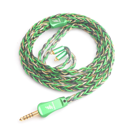 Line Artist's Color-Ban Kiss 0.78 Two-Pin mmcx Interface HD800S IE900 600 Balance Line Gold and Silver Leeds 4.4 Balance Line Upgrade Line Xielantu Second Generation/Shuer 846 4.4mm Balance Line Straight Head