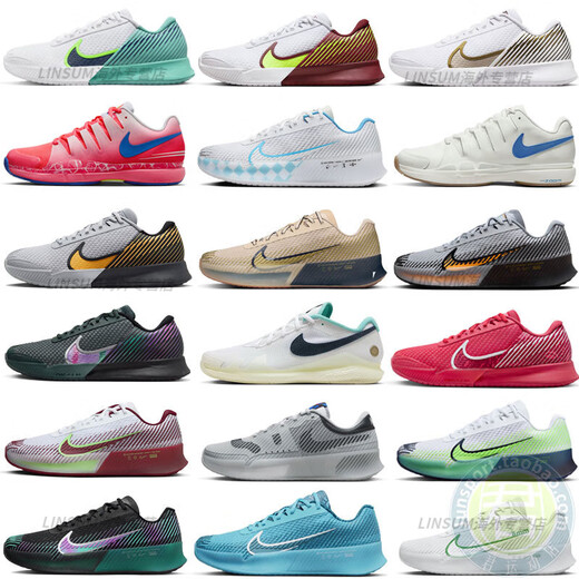 Nike (Nike) Теннисные туфли для мужчин и женщин 2024 Federer French Open Open Wimbledon Air Coushers DR6966/DR6191 White_Team Red Vapor 11_DR6966-104 42