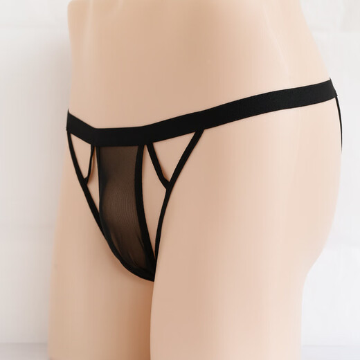 
Passionate 2024 new style erotic underwear sexy temptation new style men's sexy cross-bundle briefs thong flirting T-pants penis sexy passionate male slut black average size 160Jin [Jin equals 0.5 kg]