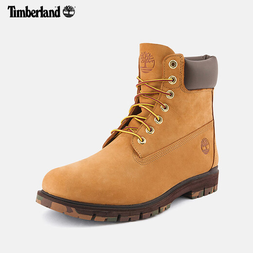 Chaussures pour hommes officielles de Timberland, grosses bottes jaunes, bottes hautes, cuir résistant à l'eau en plein air, grand A6fee A6fee754 / Couleur de blé 46