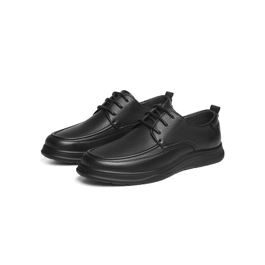 
Red Dragonfly Left Month Gift Casual Leather Shoes 25 Spring Men's Shoes Sheepskin Comfort Business Shoes WTA15123 Black 42