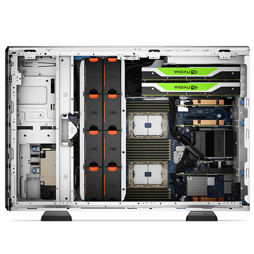 Dell Dell PowerEdge T550 Tower Server Host 2 * Médaille d'or 5320 (52 cœurs 2.2g) Power Dual 128G / 6 * 16T SATA / H755 [Storage]