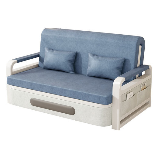 Hanchan-Faltsofa Bett integriert und zweizweckige Mehrfunktionen Teleskop-Klappbett Single-Pulling-Betttechnologie Tuch Katze Kratzen Stoffbett 0,82 Meter normales Modell + 5 cm Schwamm