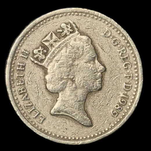 [Coppersmith Collection] Randomly posted by Queen Elizabeth Bimetallic 1 pound 2 pounds Coins 1 pound 1 pound (753)
