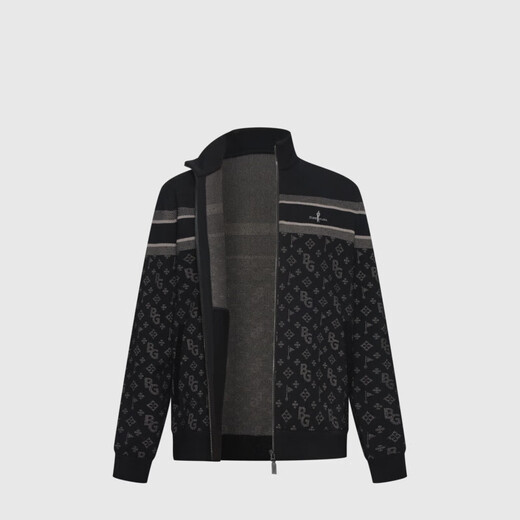 Biemlfdlkk [Funktionale Wolle leicht zu sorgen] Neue Frühlings- und Herbst -Luxuswolle -Jacke Presbyterian Warm Ständer Kragenjacke