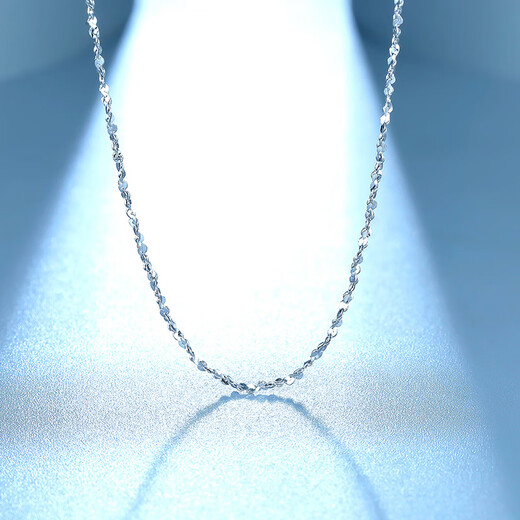 Saturday Fortune PT950 platinum necklace with gypsophila chain PT050890 about 2.17g 42cm birthday gift