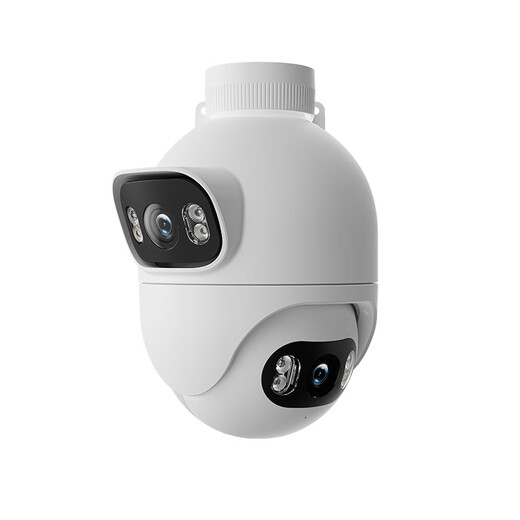 Xiaobai Q2 Dual -Kamera -Version wurde mit Mijia Camera Outdoor Waterfof Monitor 360 Grad mit Nachtsicht 1000W Pixel WiFi6 -Netzwerk Mobiltelefon Fernbedienung AI Human and Vehicle Detection angeschlossen