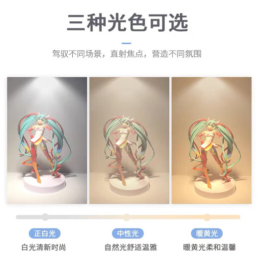 CANMEIJIA LED spotlight track light surface-mounted super bright commercial clothing store exhibition hall background wall rail light ceiling ceiling light 20W-black (neutral light)