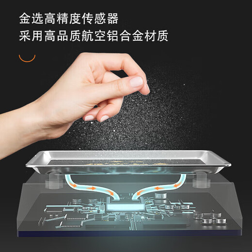 Today's selection (jinxuan) weighing electronic scale for business use, commercial stall-specific platform scale, high-precision market Jin Jin is equal to 0.5 kg, small electronic scale, fruit kitchen gram scale, food scale, rechargeable compact black letter 30kg concave plate