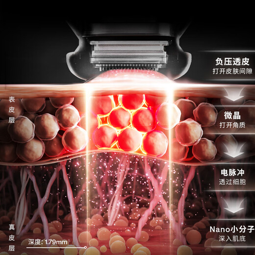 Extremely cute water-light instrument, anti-aging, removing yellowing and brightening light lines, collagen cannon, photon beauty instrument, water-light needle instrument, original solution for self-use at home - luminous bomb for birthday, birthday gift for girlfriend, New Year gift