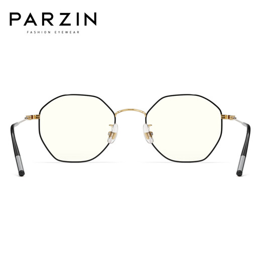 
PARZIN (PARZIN) can match myopia glasses frame, fashionable metal polygonal frame, small face 15738