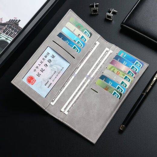 Portefeuille de portefeuille pour hommes en plein cachet multifard