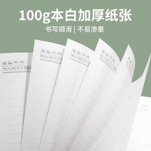 Barra de oveja retro piel Libro de hoja suelta Personalizado 2025 Nuevo cuaderno se puede separar la superficie de cuero de estudiante de estudiante universitario se puede almacenar una conferencia de trabajo engrosado de la conferencia de notas personalizadas 12033-pen inserto-a5 verde claro