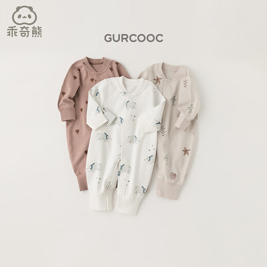 Guaiqi Bärenbaby Kleidung Frühlings- und Herbst-Pyjama Männer und Frauen-Stücke reine Baumwoll-Neugeborene Hai Kleidung krabbeln Kleidung reine Baumwoll-Herbst- und Winterkleidung