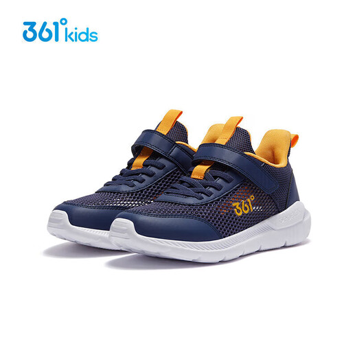 361 Kindersportschuhe Laufschuhe 2025 Sommerjungen und Mädchen 3-12 Jahre altes leichtes großes Mesh-Laufschuhe Blau 35