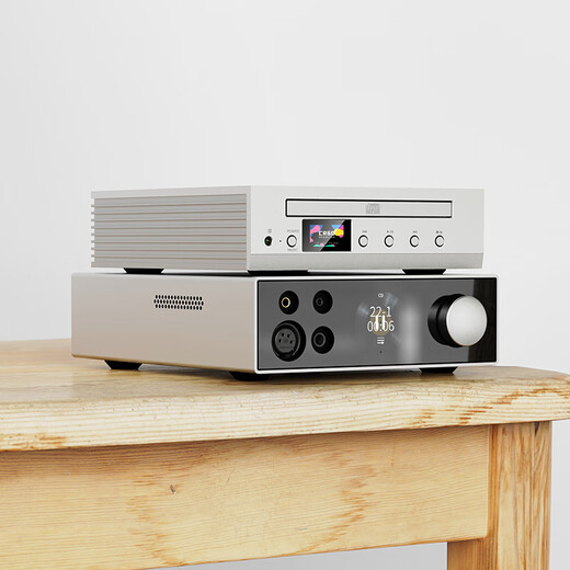 SHANLING CR60 CD turntable and track all-in-one professional audio CD player digital turntable U disk hard disk desktop CD player Moonlight Silver