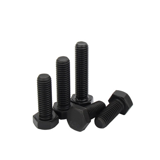 Jinchao grade 12.9 external hexagonal screw high strength bolt/screw stud (alloy steel) material M5M6M8M10*150 M12*25 (5 pieces)