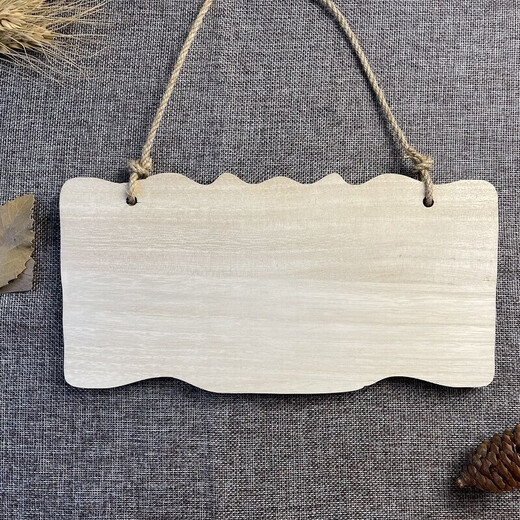 Creative solid wood listing kindergarten plantation sign blank hand-painted wooden sign tree logo door sign custom carved sign 24*12 cm style 1