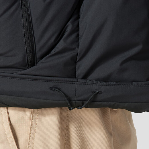 Adidas Men's New Autumn and Winter Warm Core Down Jacket Water Repellent Warm 600 Puff Duck Down Hooded Bread Jacket JV6187 M