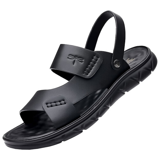 
Red Dragonfly; RED DRAGONFLY same style dragonfly brand men's sandals genuine leather 2024 new summer beach shoes anti-slip large size dual-purpose outer sandals 6602-6 styles brown genuine leather upgraded model 37