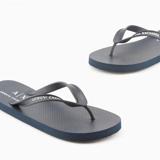 ARMANI/AX Men's trendy and casual flip flops Slippers XUQ002 XV676 Dark Green K694 41