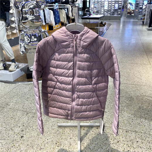 安德玛（Under Armour）轻薄款服女运动服保暖连帽棉服轻盈短外套1372648-694 1372648-694 XS