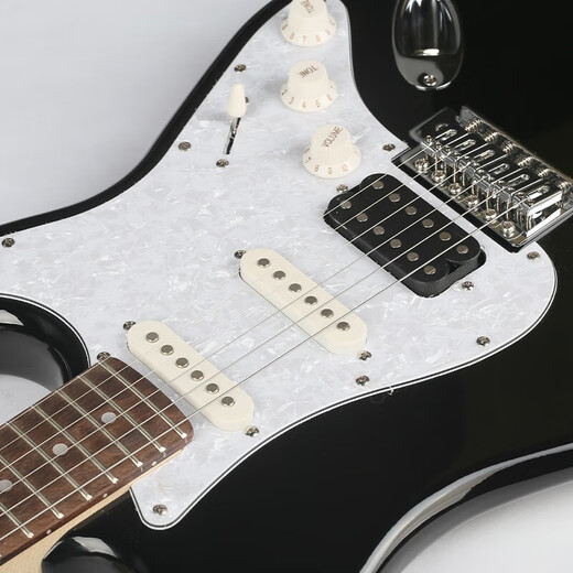 FLETCHER electric guitar for beginners, entry-level single and double pickup ST guitar for professional boys and girls playing and singing, FLETCHER speaker + FS3112 - regular 3 colors available