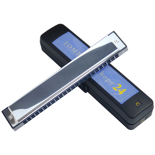 Tongbao Tombo Japonais Harmonica Colonica C polyphonique de 24 trous, un instrument de musique général avancé pour les enfants et les débutants adultes 6624 f