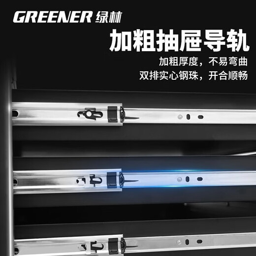 GREENER Auto Repair Tool Cart Workshop Tool Cabinet Mobile Tool Trolley Multifunctional Parts Cart Hardware Toolbox