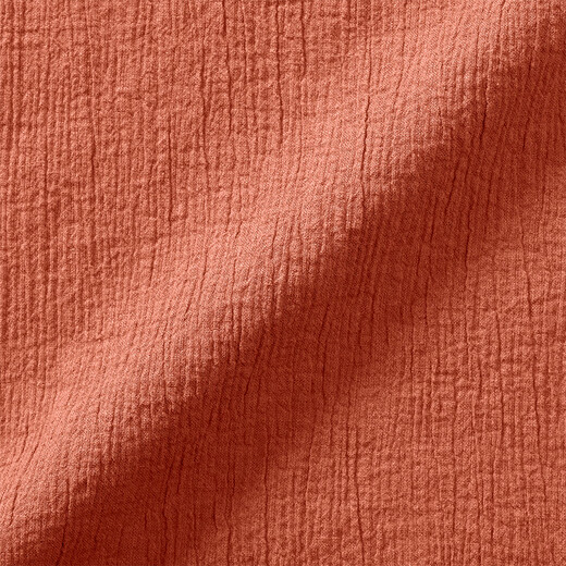 MUJI MUJI IDEE Women's Twisted Long Sleeve Shirt Women's Undershirt Spring and Autumn GAD04C4S Red L (165/88A)