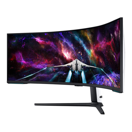 Samsung Odyssey G9 57-Zoll-MiniLED-Fischbildschirm 8K 240 Hz HDR1000 Dual 4K mit gebogener Oberfläche, hoher Bürste, ultrabreiter geteilter Bildschirm G95NC E-Sport-Monitor S57CG952NC mit LS57CG954NCXXF, offizieller direkter Flagship-Store