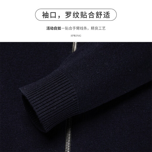 Shanshan [verdickt] 100% reine Strickjacke für Männer -Strickjacke im Herbst und Winter New Herren Casual Strick Jacke für Männer mittelgrau 3xl (190/104a)