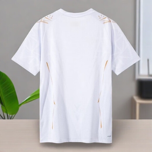 Li Ning 19902025 new badminton uniform for children 8 to 12 years old table tennis quick-drying breathable men's and women's sports competition customization FKYP-navy blue sports T-shirt 140 children's code