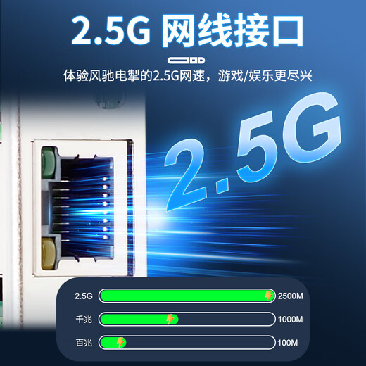 Kunyu (FLYBISH) NA225-T1 PCI-E 2.5G single-port network card game e-sports 2500M desktop computer built-in wired network card intel I225-V chip e-sports live broadcast NAS