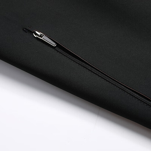 Fat Brother Plus Size Men's Executive Jacket Plus Size Middle-aged Autumn Jacket Business Casual Lapel Fat Guy Top Black 6XL (240Jin Jin is equal to about 0.5kg)