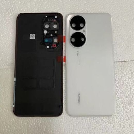 Suitable for Huawei original mobile phone p50 original disassembly back cover glass p50pro back shell p50e original battery p50pro (brilliant gold black) original back shell standard x p50e