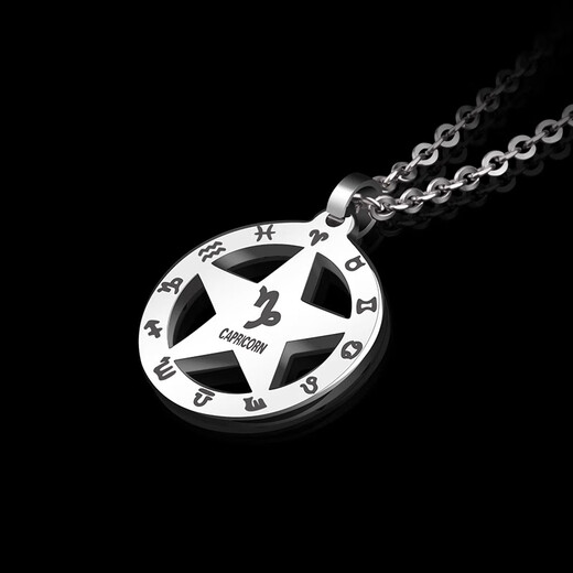 MZMZ platinum necklace men's pt950 platinum constellation fashion trend decoration Valentine's Day birthday gift for boyfriend and husband light luxury model - constellation necklace (remarks constellation)