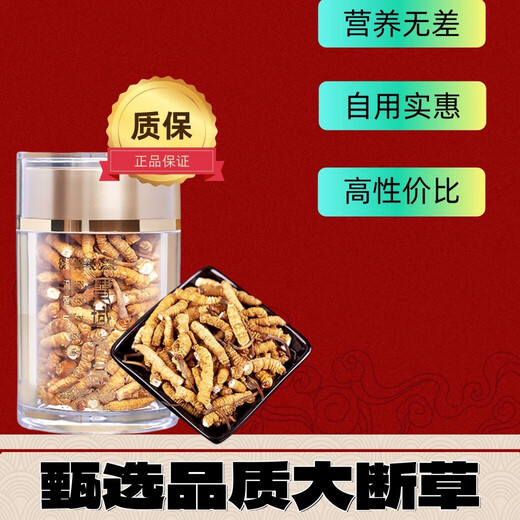 
[Treat the broken grass] Cordyceps sinensis large broken grass authentic Tibetan area broken grass genuine dried goods for self-eating. 10 grams of whole meat festival in Nagqu, Tibet. One gram is given for high-altitude meat festival 10 grams in Tibet.