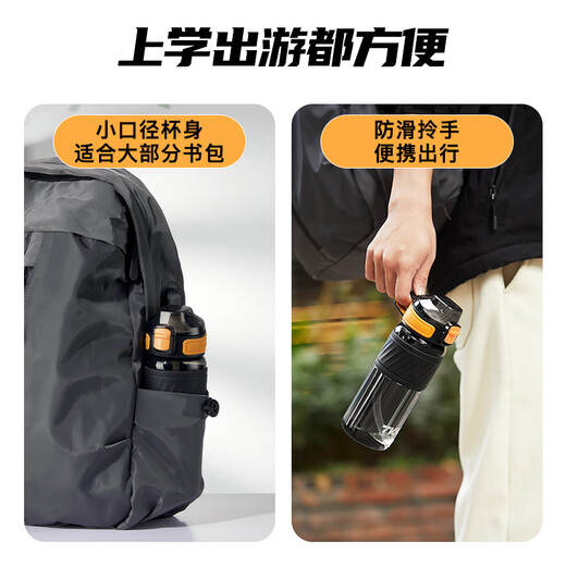 TKK children's water cup for 6-12-year-old primary school students going to school special boys summer water bottle high temperature resistant tritan sports cup