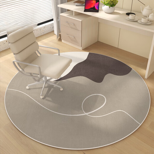 
Round carpet bedroom light luxury living room free washable sofa blanket computer chair study soundproof swivel chair Jifeng-14108-round 100cm*100cm (round)