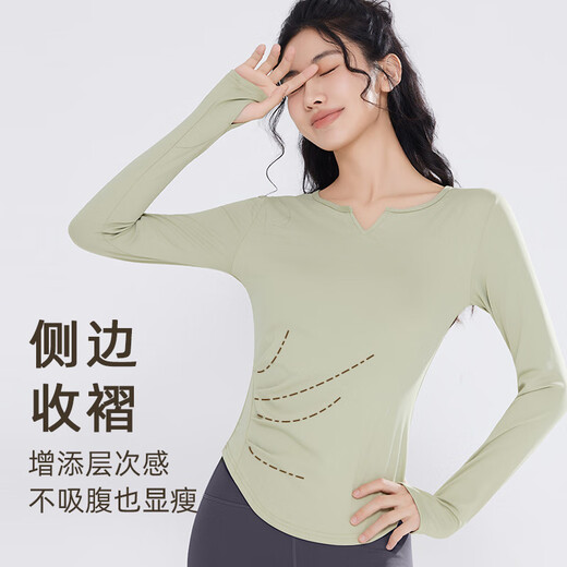 Victoria Traveler Yoga Wear Suit Women's Autumn and Winter Fitness Wear Running Sports Suit Quick-Drying Pilates Training Cycling Suit Purple L