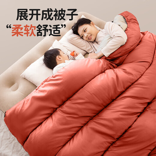 Arctic Wolf (BeiJiLang) sleeping bag outdoor autumn and winter thickened and widened warm sleeping bag tent camping office lunch break warm and cold-resistant quilt sleeping bag