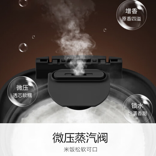 Joyoung non-stick thick kettle inner pot high power firewood rice 3 liters golden capacity household micro-pressure multi-function rice cooker for 2-3 people rice cooker industry best-selling 30FZ630